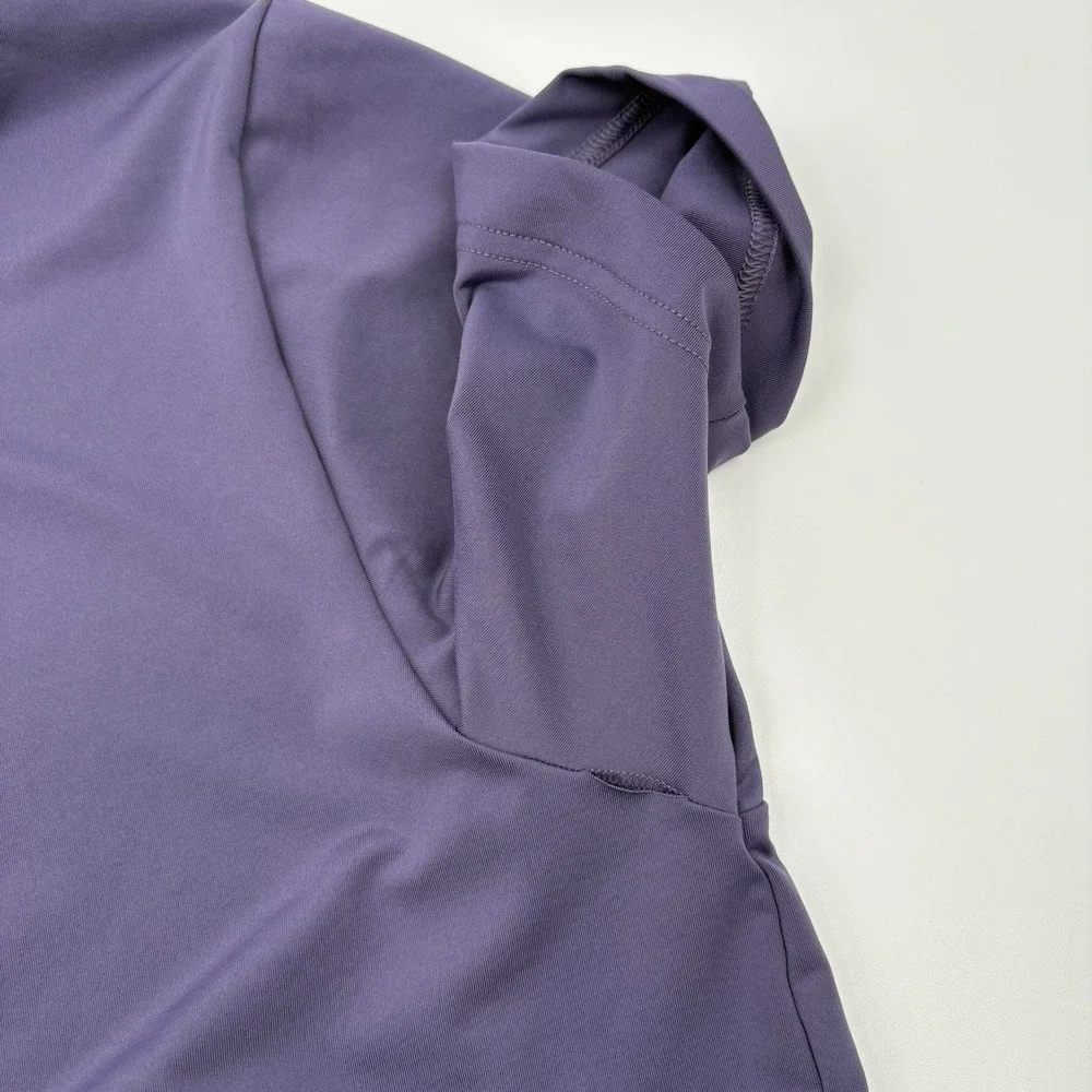 Adidas NWT Mens Polo Shirt XL Tech Purple A514 Golf Primegreen DAMAGED READ